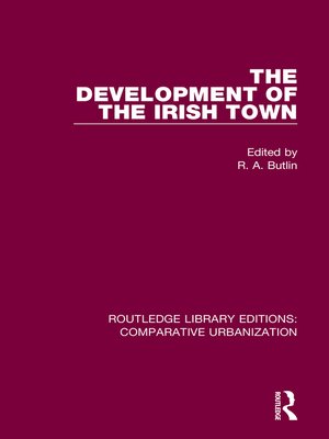 cover image of The Development of the Irish Town